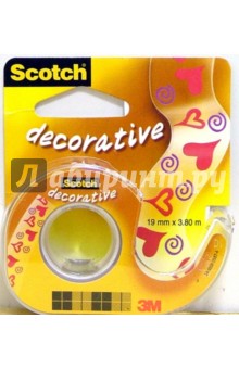 Scotch Decorative 214HD-HT (сердечки) Scotch Decorative 214HD-HT (сердечки)