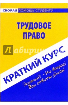 Ильдар Резепов - Краткий курс по трудовому праву обложка книги Ильдар Резепов - Краткий курс по трудовому праву обложка книги