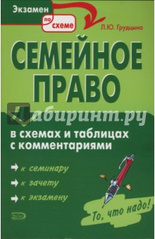 Людмила Грудцына - Семейное право в схемах и таблицах с комментариями обложка книги Людмила Грудцына - Семейное право в схемах и таблицах с комментариями обложка книги
