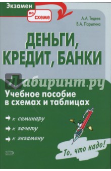 Деньги, кредит, банки: Учебное пособие в схемах и таблицах - Тедеев, Парыгина