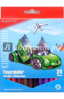 Фломастеры 24 цвета (862420-01) "Funny Cars" Фломастеры 24 цвета (862420-01) "Funny Cars"