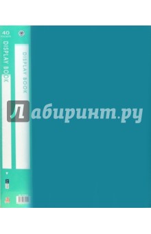 Папка на 40 файлов А4 зеленая Папка на 40 файлов А4 зеленая
