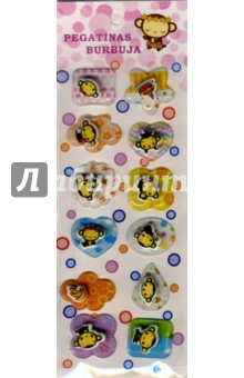 Наклейки детские капсула с фигуркой Capsule Sticker. В ассортименте Наклейки детские капсула с фигуркой Capsule Sticker. В ассортименте