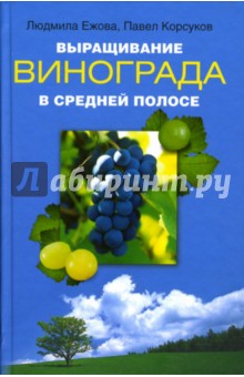 Корсуков, Ежова - Выращивание винограда в средней полосе обложка книги Корсуков, Ежова - Выращивание винограда в средней полосе обложка книги