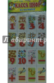 Касса цифр на магнитах Касса цифр на магнитах