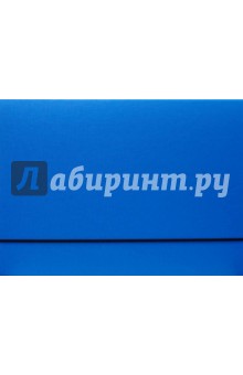 Папка картон. 2075001PL-10 на резинке (голубая) Папка картон. 2075001PL-10 на резинке (голубая)