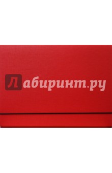 Папка картонная (2073001PL-04) на резинке (красная) Папка картонная (2073001PL-04) на резинке (красная)