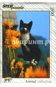 Step Puzzle-260 Кошка с цветами (74045) Step Puzzle-260 Кошка с цветами (74045)