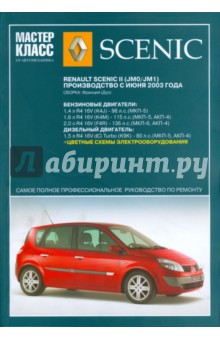 Автомобиль Renault Scenic II: Руководство по эксплуатации, техническому обслуживанию и ремонту обложка книги Автомобиль Renault Scenic II: Руководство по эксплуатации, техническому обслуживанию и ремонту обложка книги