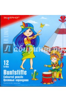 Карандаши 12 цветов (131222-09) Etnic Карандаши 12 цветов (131222-09) Etnic