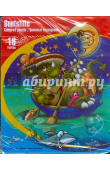 Карандаши Friendli Dino 18 цветов Карандаши Friendli Dino 18 цветов