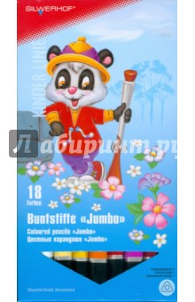 Карандаши Panda 18 цветов Карандаши Panda 18 цветов