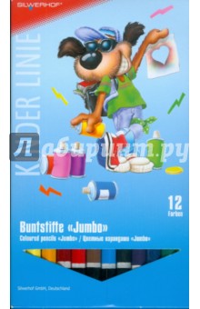 Карандаши Happy Dog 12 цветов Карандаши Happy Dog 12 цветов