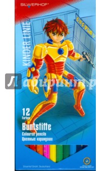 Карандаши Superhero 12 цветов (131226-01) Карандаши Superhero 12 цветов (131226-01)
