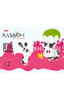 Альбом для рисования 12 листов Пятнистая прогулка (12А4блВ) Альбом для рисования 12 листов Пятнистая прогулка (12А4блВ)