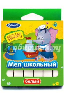 Мел школьный 6 штук белый (FMB-6An) Мел школьный 6 штук белый (FMB-6An)