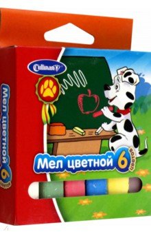 Мел школьный 6 штук цветной (FMC-6Dal) Мел школьный 6 штук цветной (FMC-6Dal)