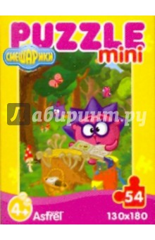 Пазл-мини 54 элемента "Смешарики" (ассортимент) (4342) Пазл-мини 54 элемента "Смешарики" (ассортимент) (4342)