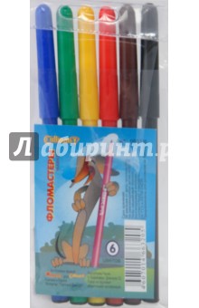 Фломастеры 6 цветов (093Т/6) Фломастеры 6 цветов (093Т/6)