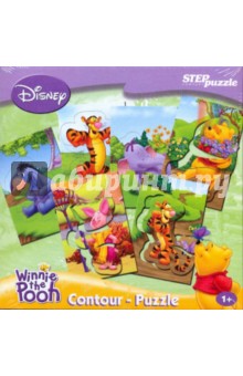 Contour Puzzle "Медвежонок Винни" (92100) Contour Puzzle "Медвежонок Винни" (92100)