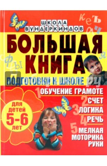Гаврина, Кутявина, Топоркова, Щербинина - Большая книга подготовки к школе для детей 5-6 лет. Обучение грамоте, счет, логика, речь обложка книги Гаврина, Кутявина, Топоркова, Щербинина - Большая книга подготовки к школе для детей 5-6 лет. Обучение грамоте, счет, логика, речь обложка книги