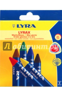 Восковые мелки (6 цветов) (5701060/790К06) Восковые мелки (6 цветов) (5701060/790К06)