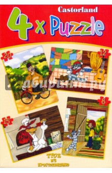 Puzzle-8*12*15*20. Трое из Простоквашино (4 в 1)(л) (В-04039) Puzzle-8*12*15*20. Трое из Простоквашино (4 в 1)(л) (В-04039)