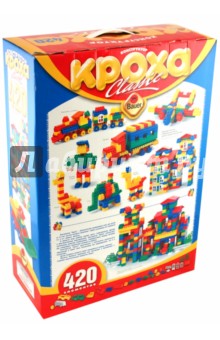 Конструктор "Кроха" 420 эл. 6/6 (009) Конструктор "Кроха" 420 эл. 6/6 (009)