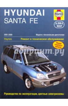 Имхофф, Хейнес - HYUNDAI SANTA FE 2001-2006, бензин. Пособие по ремонту и эксплуатации обложка книги Имхофф, Хейнес - HYUNDAI SANTA FE 2001-2006, бензин. Пособие по ремонту и эксплуатации обложка книги