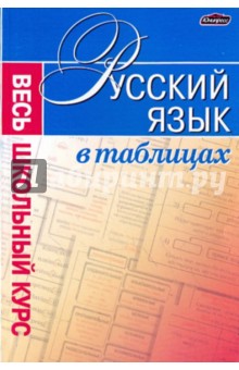 Людмила Паткевич - Русский язык. Весь школьный курс в таблицах обложка книги Людмила Паткевич - Русский язык. Весь школьный курс в таблицах обложка книги