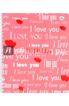 Тетрадь 96 листов, клетка "Love" (ТСЛ962407,08,09,10) Тетрадь 96 листов, клетка "Love" (ТСЛ962407,08,09,10)