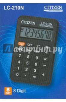 Калькулятор карманный CITIZEN 8-разрядный (LC-210(III)) Калькулятор карманный CITIZEN 8-разрядный (LC-210(III))