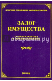 Залог имущества: судебная практика и образцы документов обложка книги Залог имущества: судебная практика и образцы документов обложка книги