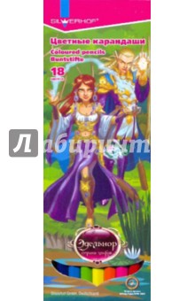 Карандаши 18 цветов "Эдельнор" (131830-01) Карандаши 18 цветов "Эдельнор" (131830-01)