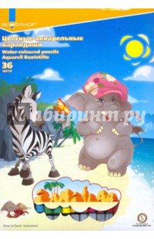 Карандаши 36 цветов, акварельные "Zanzibar" (133629-02) Карандаши 36 цветов, акварельные "Zanzibar" (133629-02)