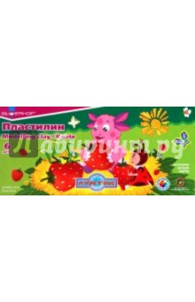 Пластилин 6 цветов "Лунтик" (951113-27) Пластилин 6 цветов "Лунтик" (951113-27)