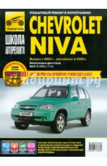 Chevrolet Niva: Руководство по эксплуатации, техническому обслуживанию и ремонту обложка книги Chevrolet Niva: Руководство по эксплуатации, техническому обслуживанию и ремонту обложка книги