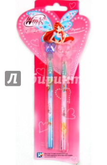 Набор ручек с кристаллами "Сердечко и бабочка" Winx (8028-2/W) Набор ручек с кристаллами "Сердечко и бабочка" Winx (8028-2/W)