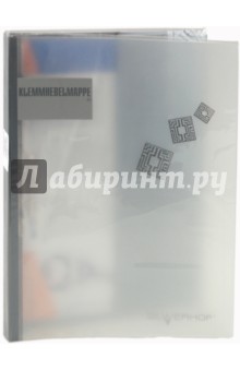 Папка с прижимом OFFICE "Elegant" серая (280741-62) Папка с прижимом OFFICE "Elegant" серая (280741-62)