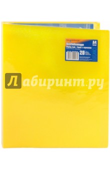 Папка 20 вкладышей "Reif" 0,70 мм. желтая (291420-04) Папка 20 вкладышей "Reif" 0,70 мм. желтая (291420-04)