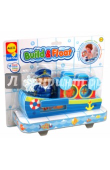 Игрушка-пазл для ванны "Лодка с капитаном" (853W) Игрушка-пазл для ванны "Лодка с капитаном" (853W)