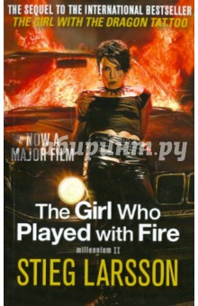 Stieg Larsson - The Girl Who Played With Fire обложка книги Stieg Larsson - The Girl Who Played With Fire обложка книги