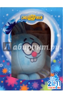 Смешарики. Подарок новогодний №1 "Крош" (+DVD) Смешарики. Подарок новогодний №1 "Крош" (+DVD)