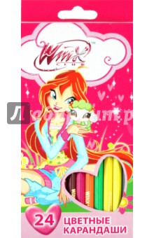 Карандаши 24 цвета "Winx" (6600B24/WP) Карандаши 24 цвета "Winx" (6600B24/WP)