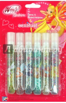 Гель с блестками, 10 г, 6 цветов "CONFETTI Winx" (NGC-10.5B-6/W) Гель с блестками, 10 г, 6 цветов "CONFETTI Winx" (NGC-10.5B-6/W)
