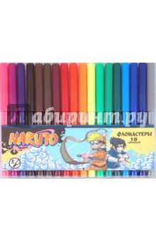 Фломастеры Naruto 18 цветов (848-18/N) Фломастеры Naruto 18 цветов (848-18/N)