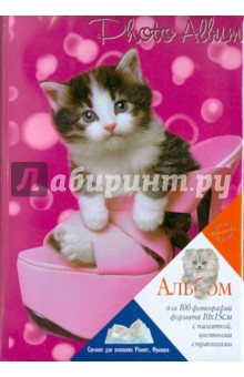 Фотоальбом на 100 фотографий "Cats" (LM-4R100/7005) Фотоальбом на 100 фотографий "Cats" (LM-4R100/7005)
