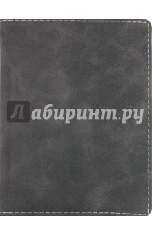 Ежедневник недатированный 152 листа А6 "Темно-серый нубук" (1268) Ежедневник недатированный 152 листа А6 "Темно-серый нубук" (1268)
