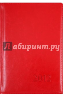 Ежедневник датированный на 2012 год, 176 листов А5 "Красный" (1285) Ежедневник датированный на 2012 год, 176 листов А5 "Красный" (1285)