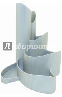Подставка-органайзер настольная "Манхэттен" серая (230462) Подставка-органайзер настольная "Манхэттен" серая (230462)